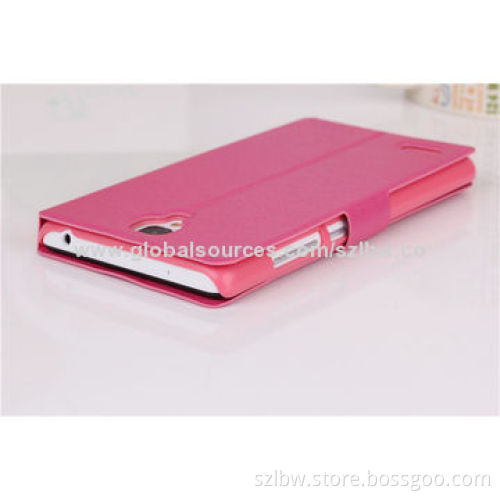 Business Style Fold Folio Real Leather Case for iPhone 5, Available in Any Colors